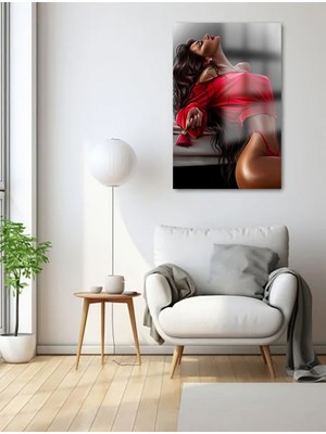 Marsilyan Kadın Bedeni Cam Tablo Harika Tasarım Kırılmaz Cam Tablo Yeni Nesil Tablo Ev, Iş Yeri Hediyesi