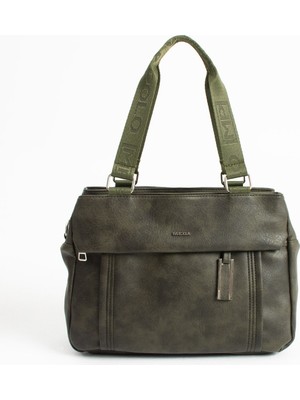 Çanta Trend Mega Polo Kadın Yumuşak Suni Deri El ve Ayarlanabilir Uzun Omuz Askılı Çanta