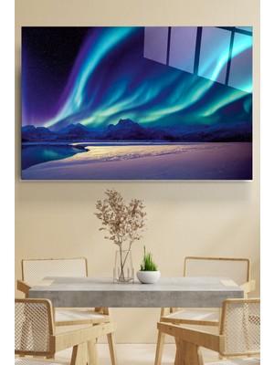 Neon Manzara Cam Tablo, Dekoratif