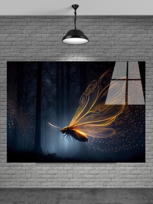 Marsilyan Sinek Cam Tablo Ev Dekorasyon,balkon Dekorasyonu,dekoratif,duvar Tablo,mutfak Tablo