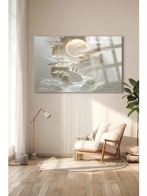 Marsilyan Harika Tasarım Yatay Kırılmaz Lüks Cam Tablo Ultra Yüksek Çözünürlüklü Ev Hediyesi