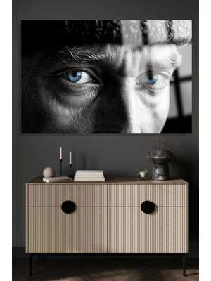 Marsilyan Atatürkün Gözleri Kırılmaz Lüks Cam Tablo Iş Yeri, Ofis Hediyesi Ofis Için Tablo Hediyelik