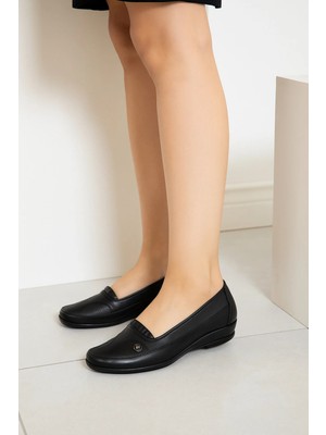 Emil Shoes Ortopedik Anne Ayakkabı Içi Deri Topuk Jelli Günlük Yumuşak Kadın Ayakkabı
