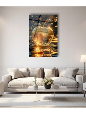 Marsilyan Kanat Çırpan Kartal Cam Tablo