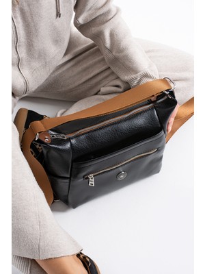 Çanta Trend Sanmorris Kadın Ayarlanabilir Askılı 4 Bölmeli Sırt ve Omuz Çantası