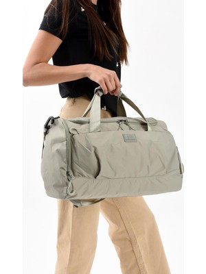 Çanta Trend Ultra Hafif Şik ve Su Geçirmez Büyük Boy Omuz, El Seyahat Çantası Vizon Model: (571-13-9H)