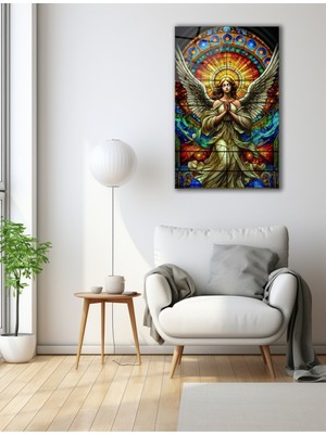 Marsilyan Vitray Melek Cam Tablo