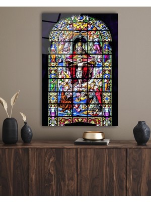 Vitray Anarşi Cam Tablo