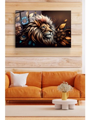 Marsilyan Aslan Cam Tablo, Dekoratif Cam Tablo