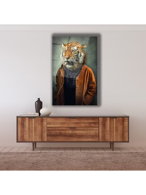 Marsilyan Tilki Cam Tablo