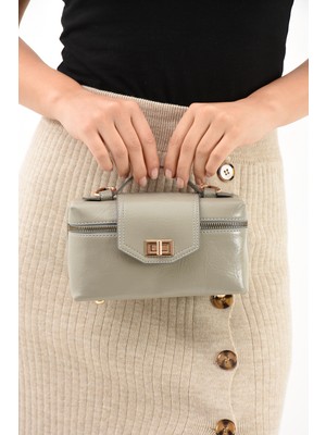 Çanta Trend Isabella Model Çağla Yeşili Kadın El ve Omuz Çantası