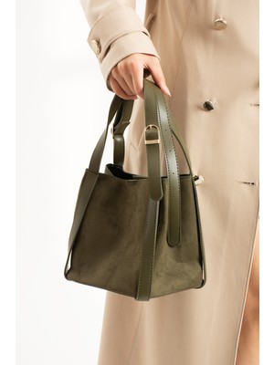 Çanta Trend *** Süet Kadın El ve Omuz Çantası