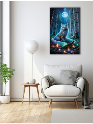 Marsilyan Tilki Cam Tablo