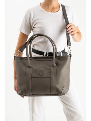 Çanta Trend Mega Polo Suni Deri Çapraz Askılı Omuz Çantası