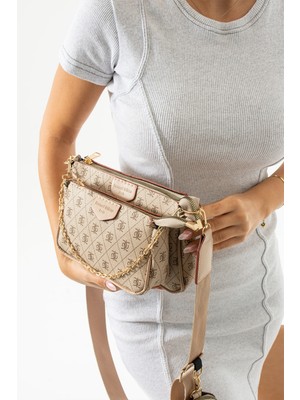 Çanta Trend 2li Çanta Seti El Kol ve Omuz Çantası Cüzdan Detaylı