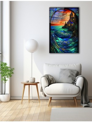 Marsilyan Vitray Kale Cam Tablo