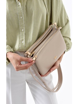 Çanta Trend Çok Bölmeli Uzun Askılı Yumuşak Deri Çok Kullanışlı Çapraz ve Omuz Çantası