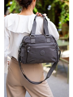 Çanta Trend Sanmorris Unısex Büyük Boy Suya Dayanıklı Paraşüt Kumaş Çapraz, Omuz Askılı Çanta