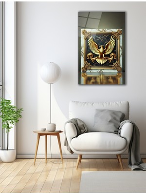 Modern Kartal Cam Tablo