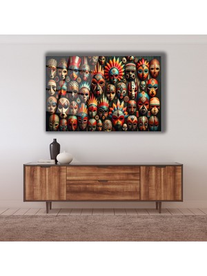 Zümrüt Boğa Cam Tablo