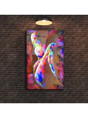 Nü Sanatı Cam Tablo