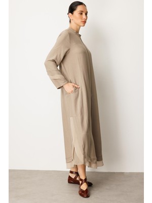 Micca Şifon ve Garni Detaylı Hafif, İnce İpekçe Kap-R-TAŞ