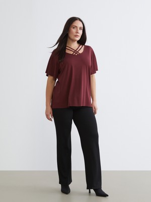 Soulife Büyük Beden Beli Lastikli Kadın Eşofman Altı