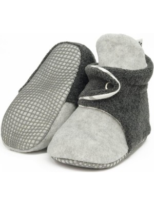Ella Bonna Polar Bebek Pandufu, Kaydırmaz Taban, Organik Pamuk Astarlı, Ilk Adım Ev Patiği