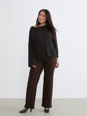 Soulife Büyük Beden Beli Lastikli Kadın Eşofman Altı