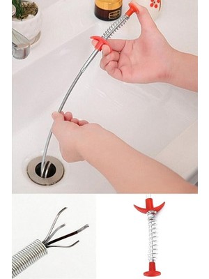 Chermik Paslanmaz Çelik Esnek Lavabo Tıkanıklığı Açıcı