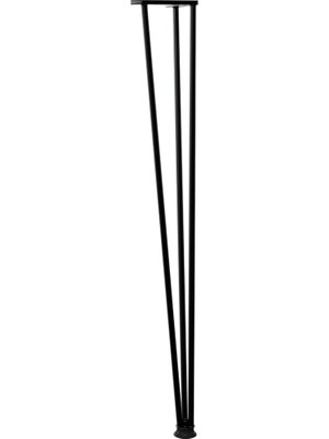 Concept 42 cm Siyah Sehpa Ayağı Filteke Ayak 4 Lü