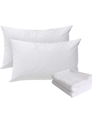 2'li Yastık Koruyucu Sıvı Geçirmez Fermuarlı Alez 50 x 70 cm