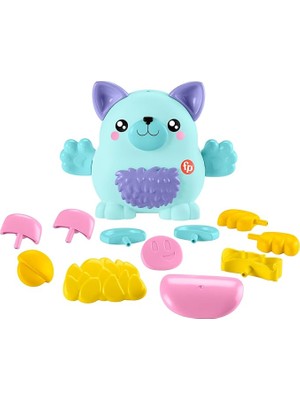 ve Eşleştir Evcil Hayvanlar Okul Öncesi Çağdaki Çocuklar Için 18 Parçalı Fisher-Price Fisher-Price Karıştır ve Eşleştir Hayvan Dostları Blokları HXP18