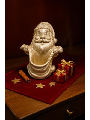 Empressco Gri Noel Baba Çuvalı, Şık ve Sevimli Noel Dekorasyonu Için Mükemmel Seçenek