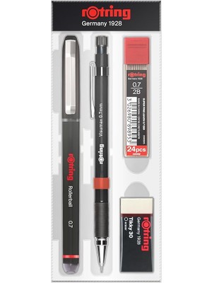 Visumax + Roller Ofis Seti- 0.7 Mm, Siyah