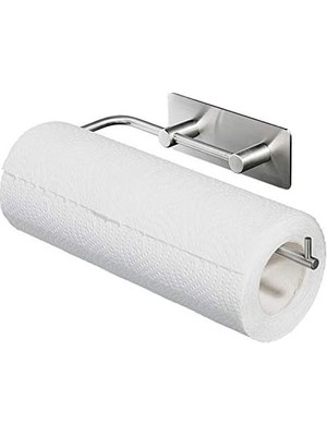 Paslanmaz Çelik Kağıt Havluluk Aparatı Inox SS304 - Kendinden Yapışkanlı