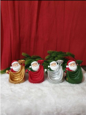 Empressco Beyaz Noel Süsü Seti, Çam Ağacı ve Noel Baba Dekoru, Yeni Yıl Sevinci