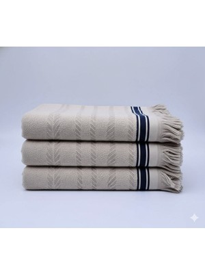 Özdilek Halat Desenli Peştamal 50X90 cm El-Yüz Havlusu 3'lü Bej