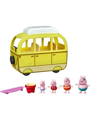 Pig Peppa's Adventures Peppa's Beach Mobile, Tekerlekli Araç, Okul Öncesi Oyuncak: 10 Adet, 3 Yaş ve Üzeri