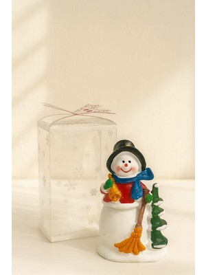 Empressco Beyaz Kardan Adam Biblo, Yılbaşı ve Noel Dekorasyonu, Sevimli Hediye