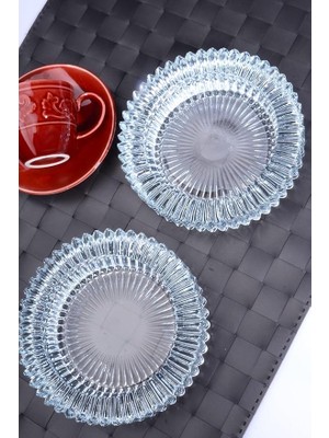 2 Adet Kristal Lüks Küllük Cam Puro Kül Tablası Yuvarlak Kül Tabağı