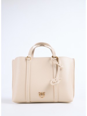 Pinko Deri Bej Kadın El Çantası 102833A1LF