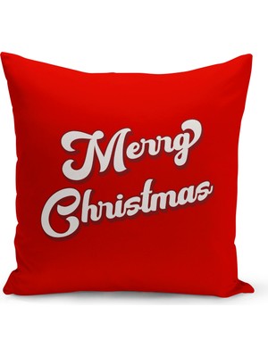 Empressco Yılbaşı Temalı Çift Taraflı Dijital Baskılı Kırlent Kılıfı