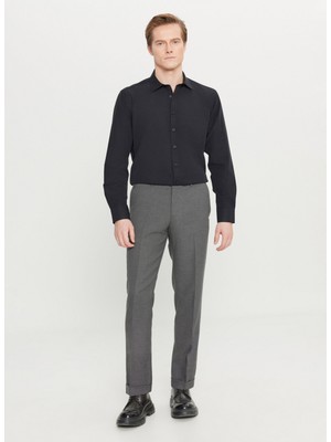 Altınyıldız Classics Standart Bel Normal Paça Slim Fit Siyah Erkek Pantolon ACE001261456_SYH