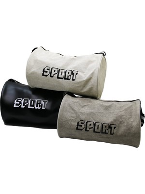 Marsilyan Hesaplı Deri Silindir Seyahat Çanta (4887)