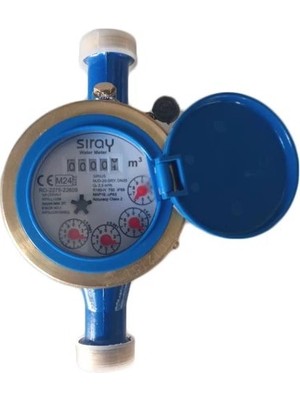 Siray 3/4" Ev Tipi Su Sayacı Su Saati (Rakorsuz)