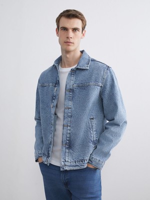 Lc Waikiki Yeni Sezon Rahat Kalıp Erkek Jean Ceket