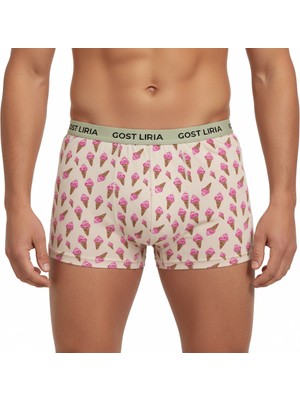 GOST LİRİA İce Cream Desenli Erkek Boxer