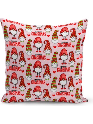 Empressco Yılbaşı Temalı Çift Taraflı Dijital Baskılı Kırlent Kılıfı, Renkli ve Şık Tasarım