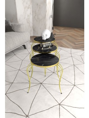 Zigon Sehpa Lükens Gold Bendir